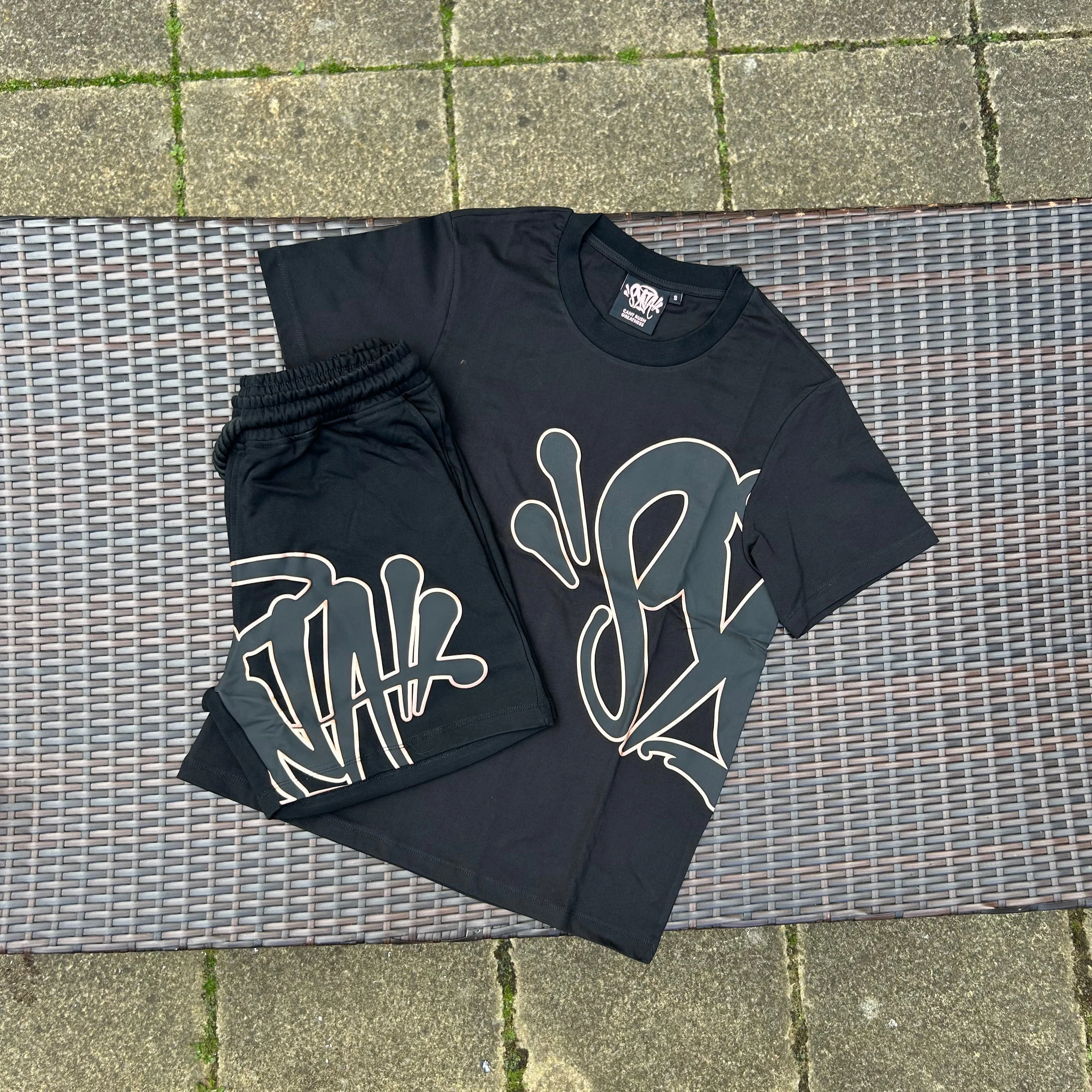 Syna World Black/Rose Gold "CRG" Shorts Set