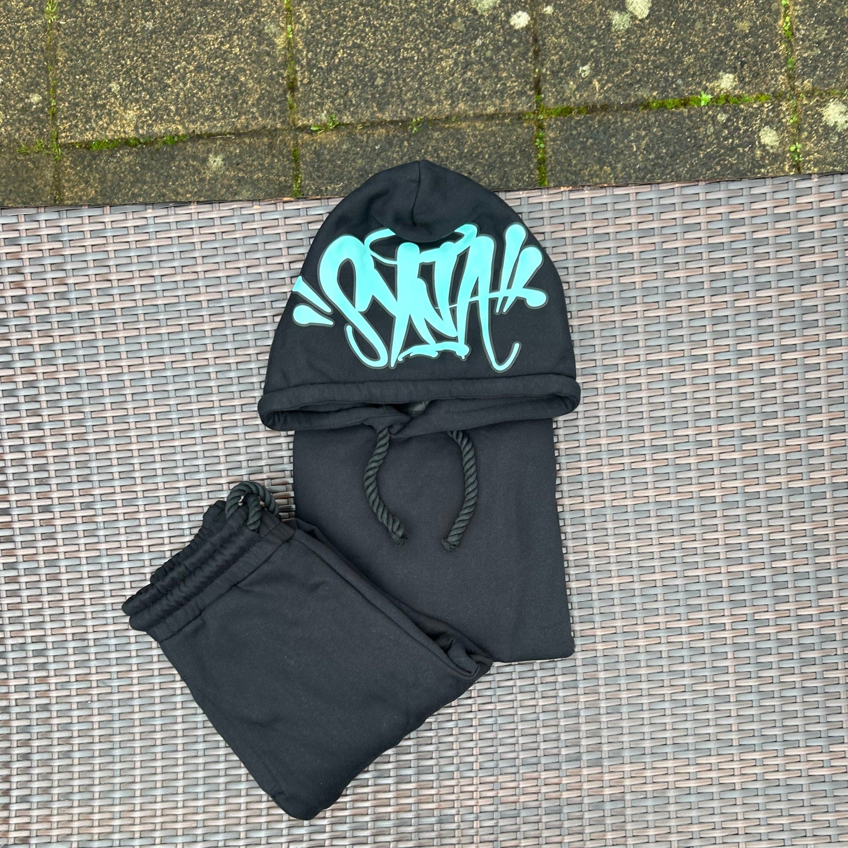 Syna World Black/Teal Tracksuit - Image 4