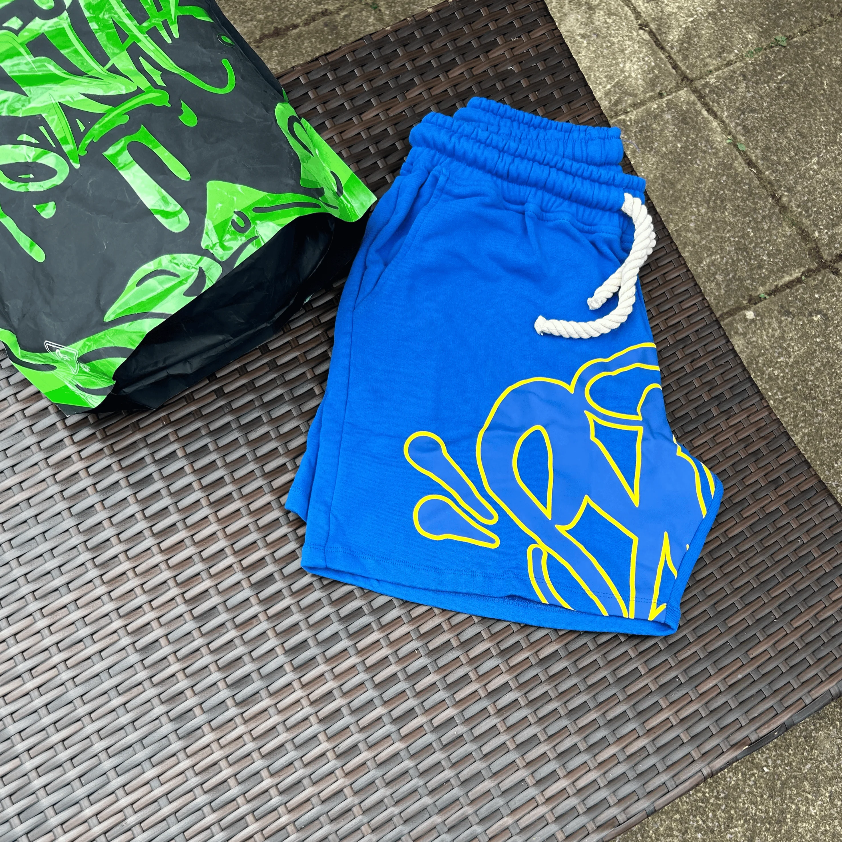 Syna World Blue/Yellow Shorts Set - Image 3