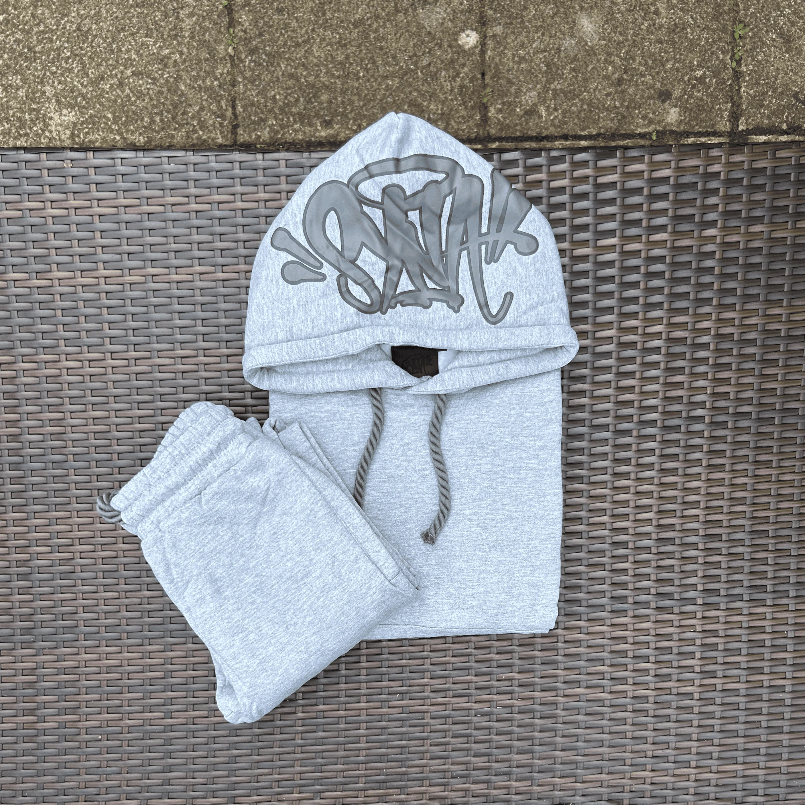 Syna World Grey/Dark Grey Tracksuit - Image 4