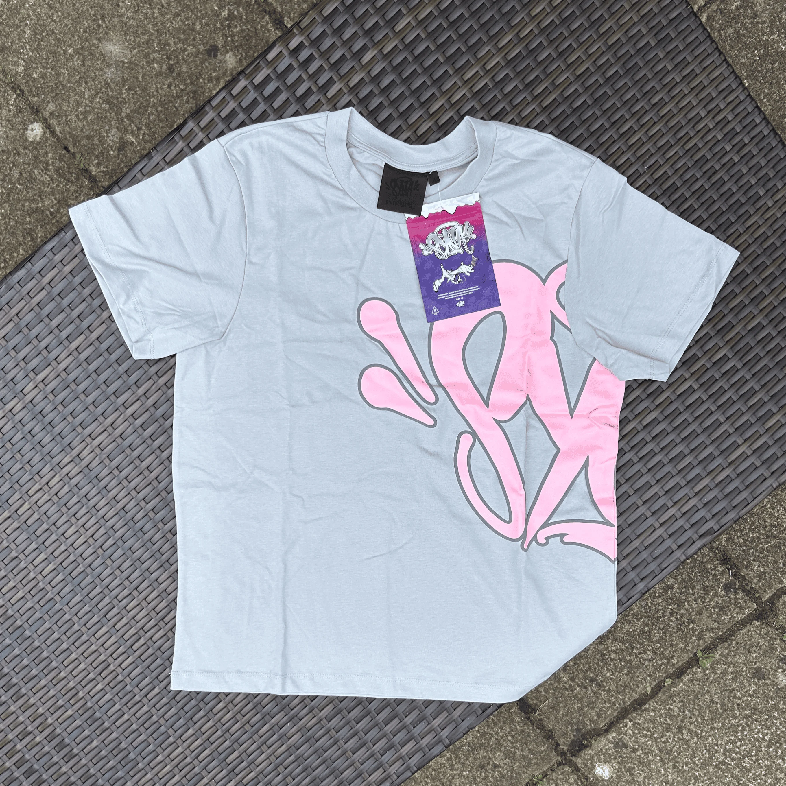 Syna World Grey/Pink Shorts Set - Image 2