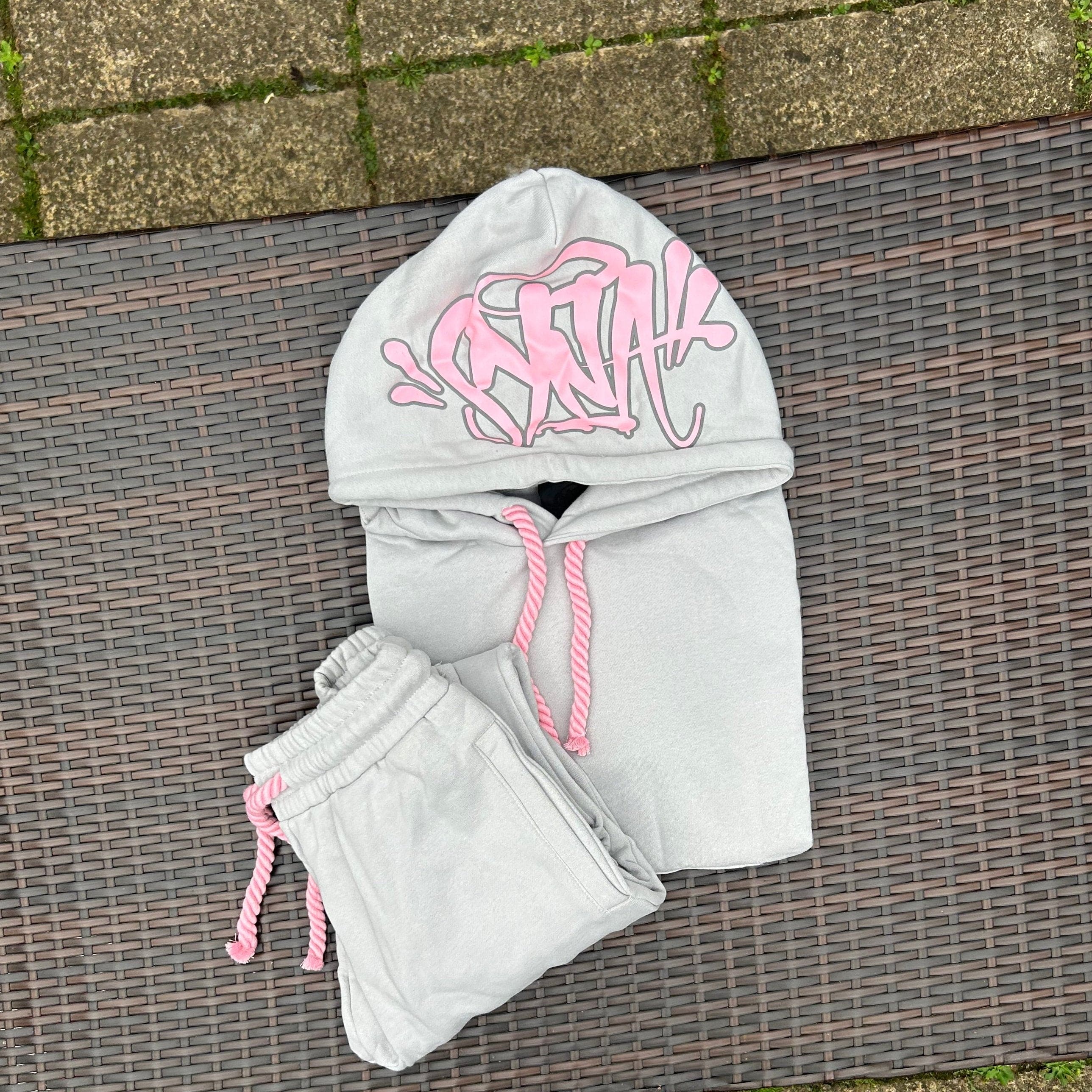 Syna World Grey/Pink Tracksuit - Image 4
