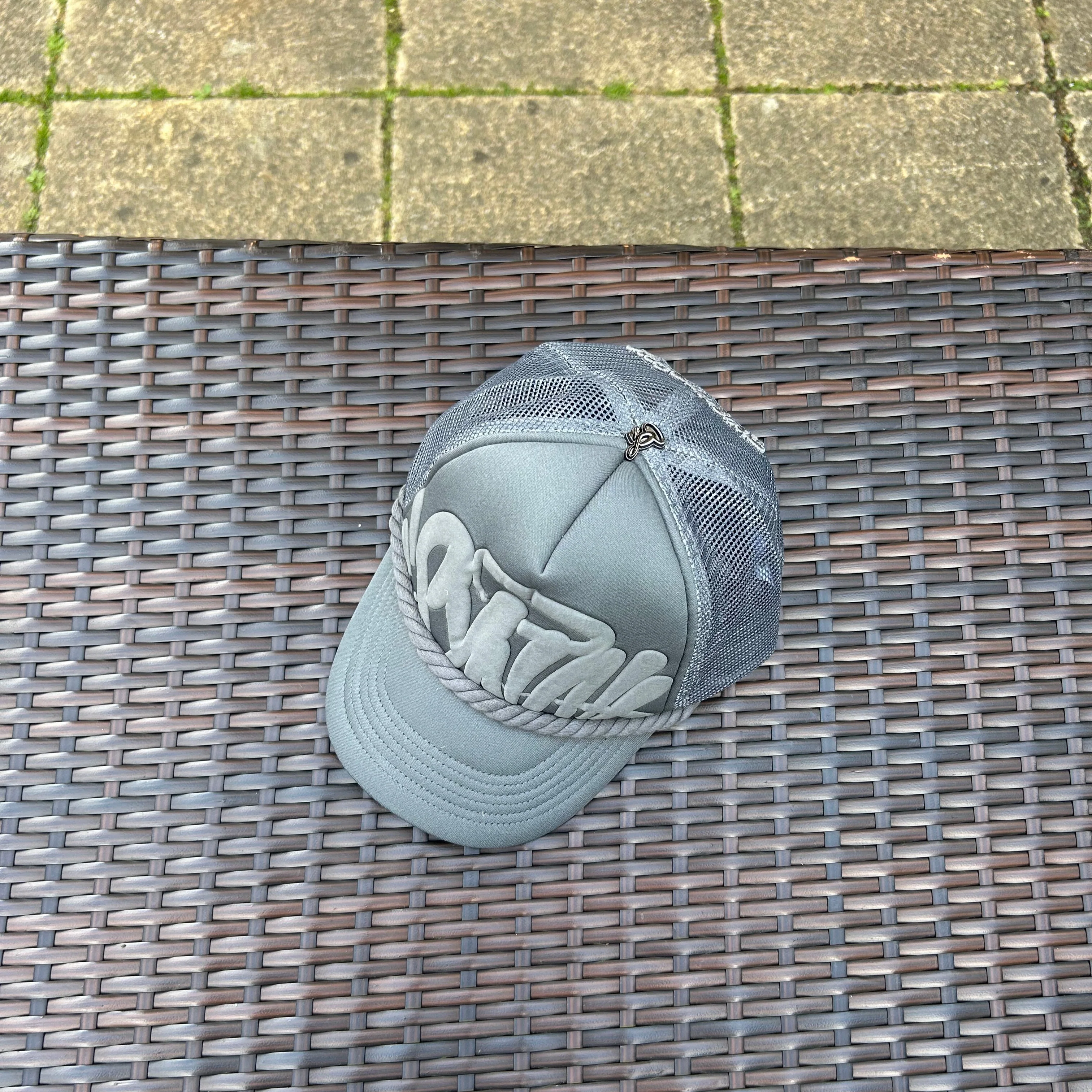Syna World Grey Rope Trucker Hat - Image 3