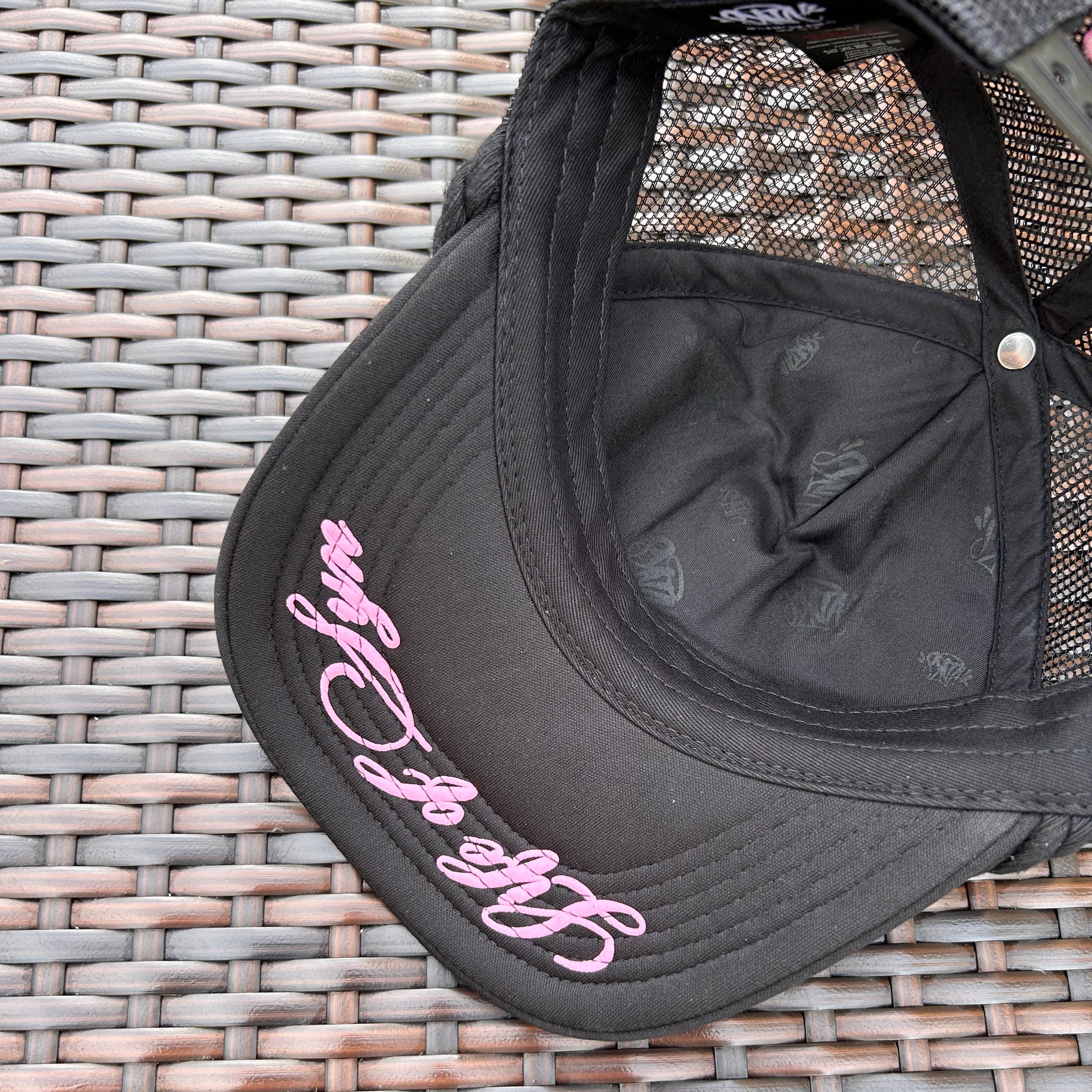 Syna World Black/Pink Rope Trucker Hat - Image 2
