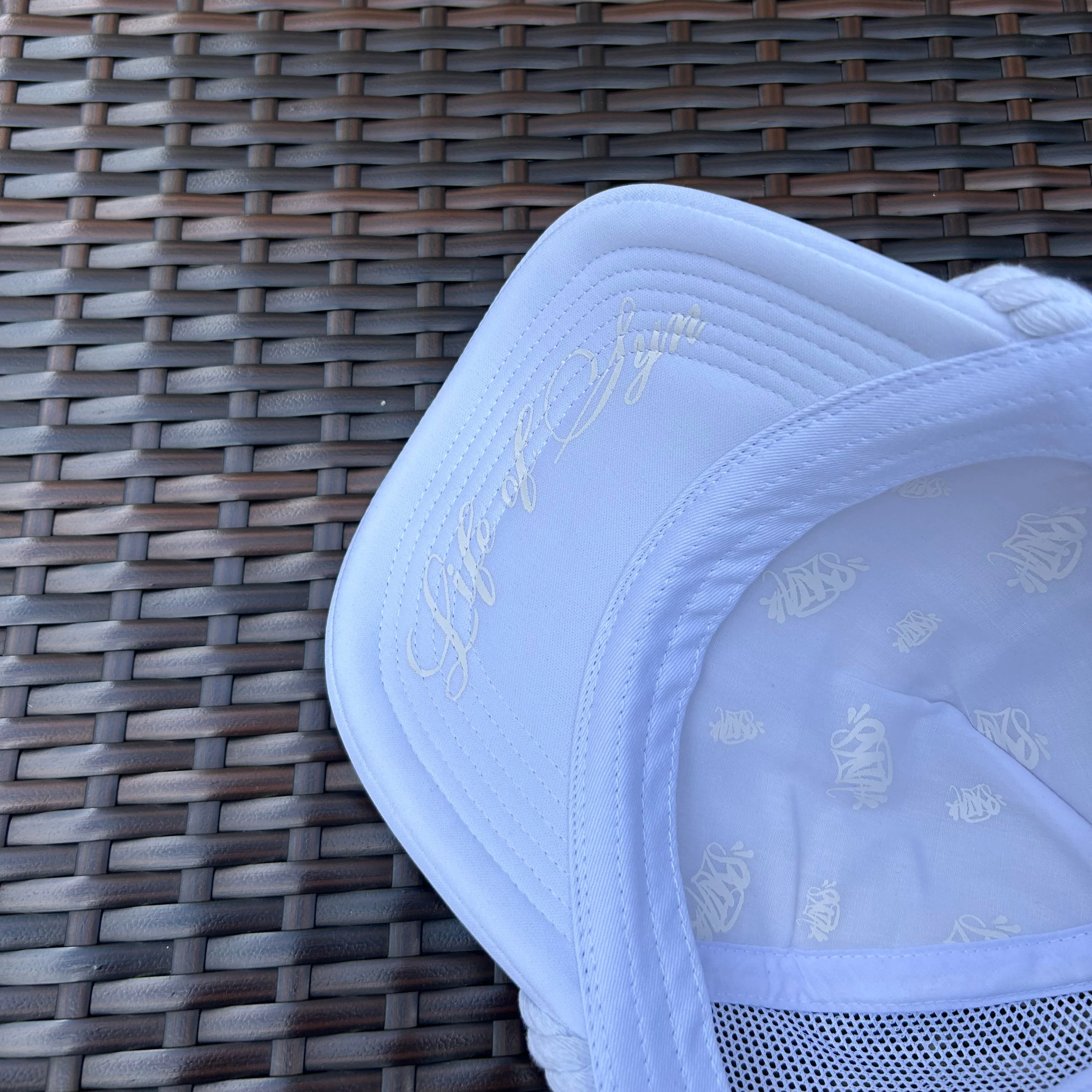 Syna World White Rope Trucker Hat - Image 2