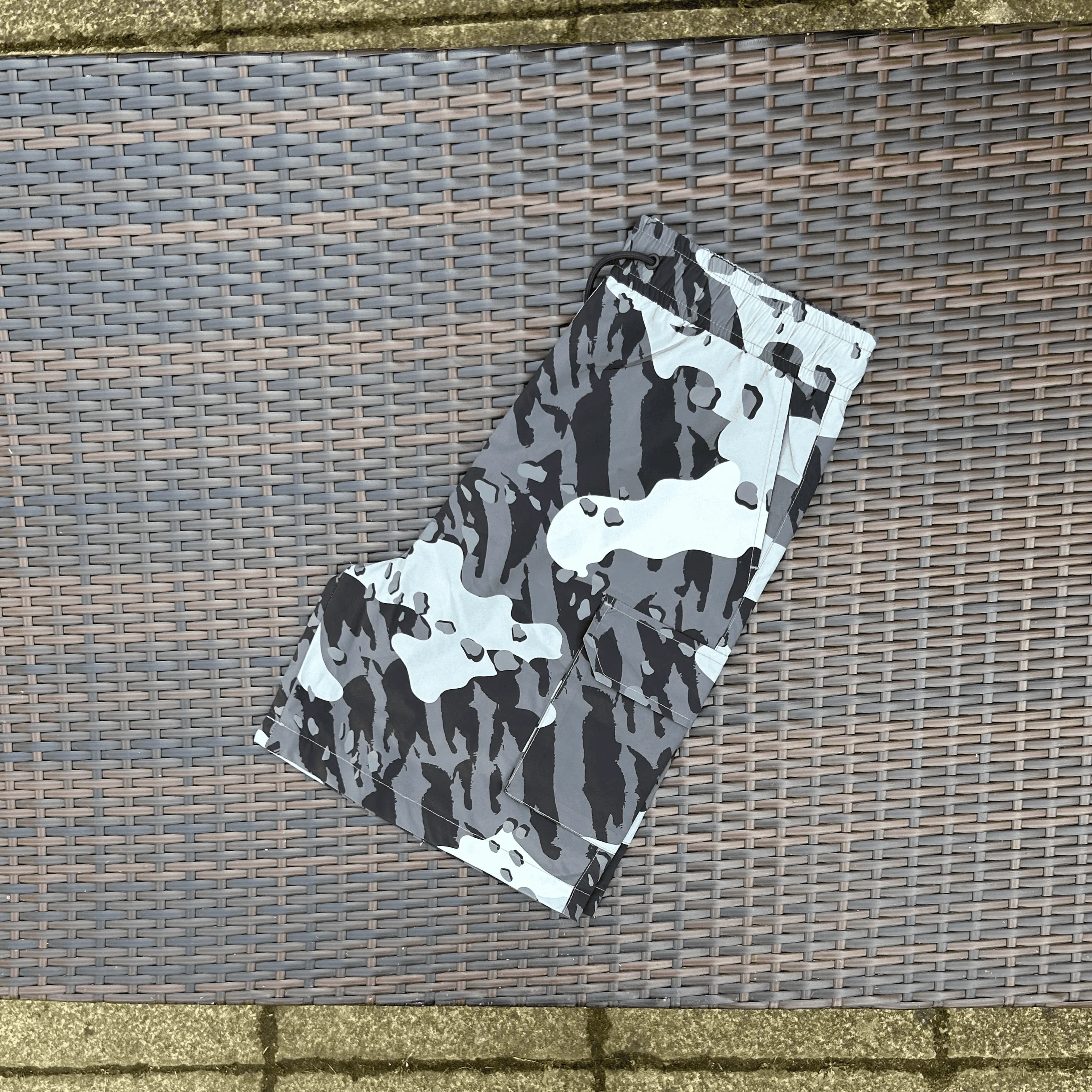 Trapstar Decoded Black/White Camo Shorts - Image 2