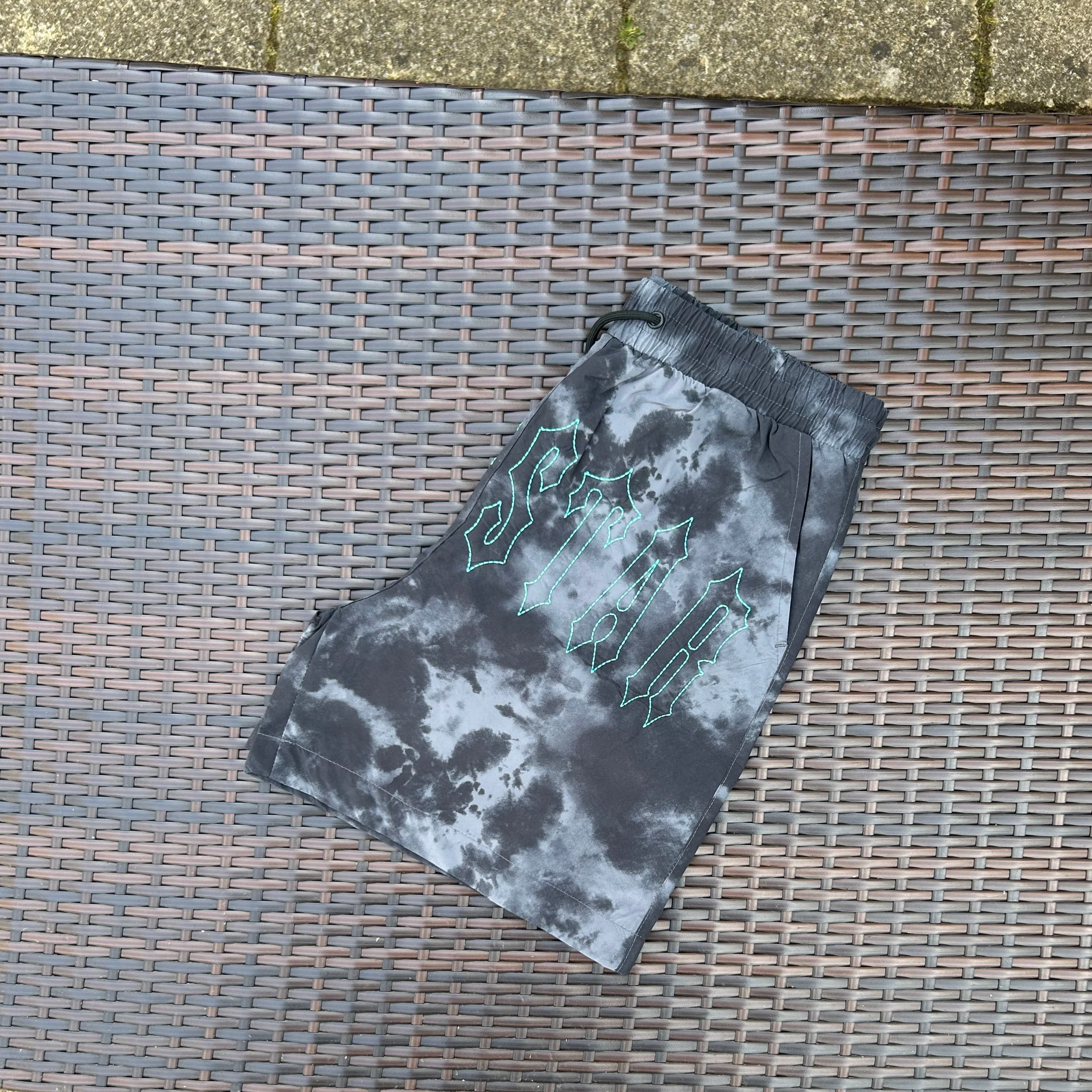 Trapstar Decoded Dark Grey Camo Shorts - Image 2