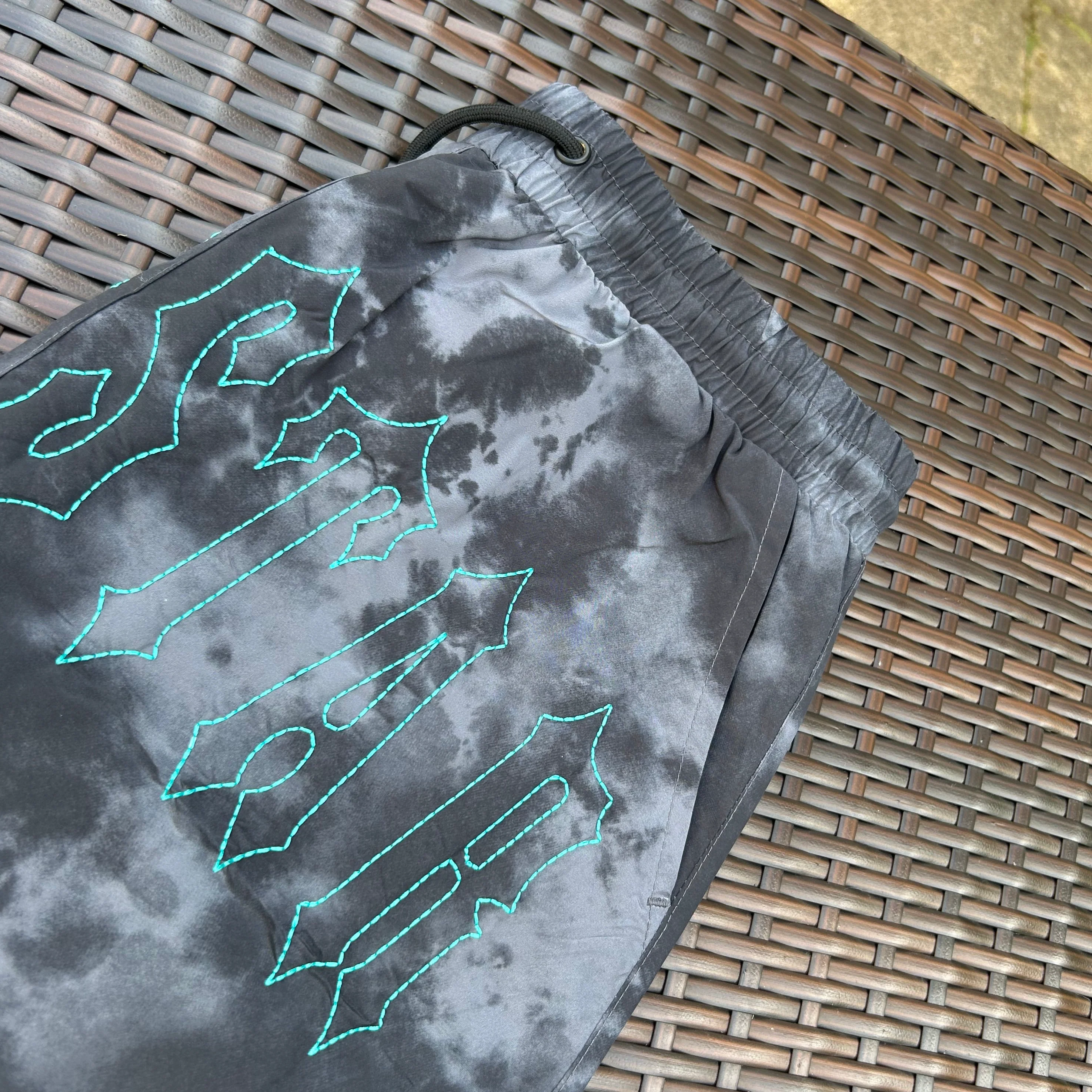 Trapstar Decoded Dark Grey Camo Shorts - Image 3