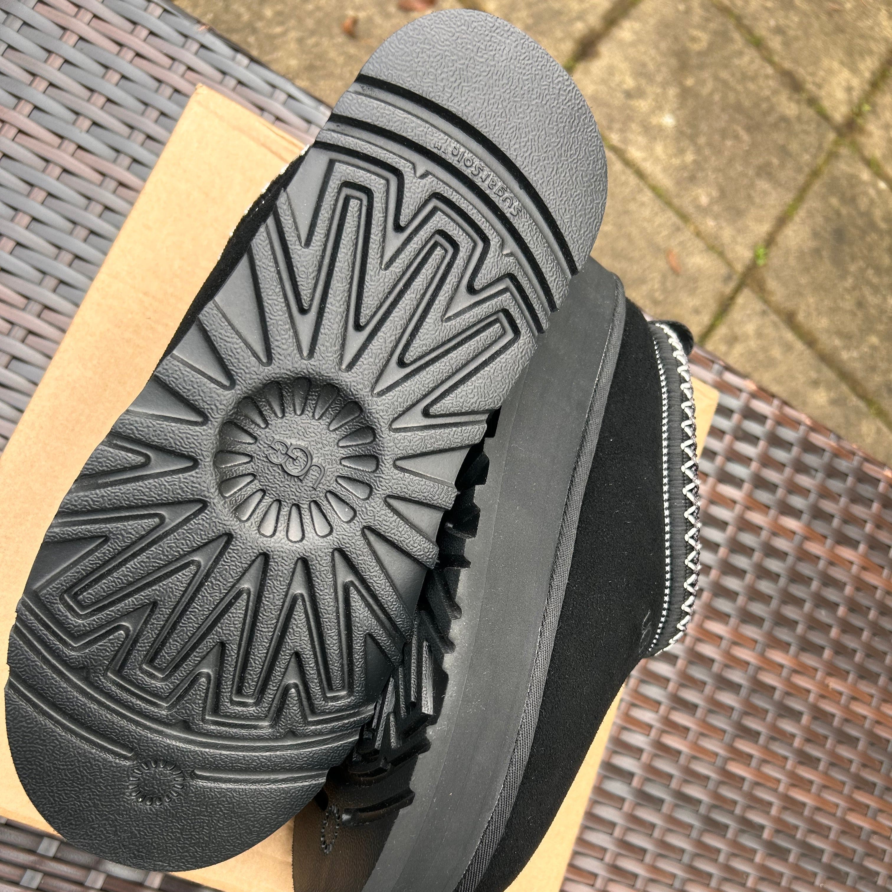 Ugg Women's 'Black' High Platform Slippers - Image 3